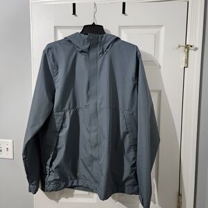 Mens Hollister All Weather Hooded Rain Jacket - Size XL